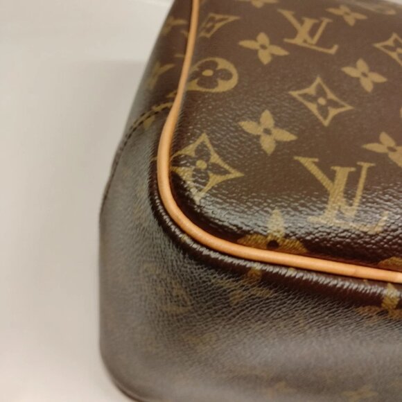 Louis Vuitton LV Hand Bag Deauville Brown Monogram 690-051925 - Picture 5 of 9